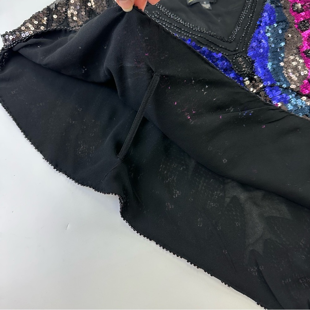 80s style butterfly sequin cape top Forever21 size 1X - Picture 3 of 5
